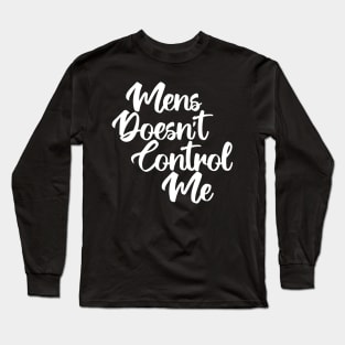 Mens Doesn't Control Me Long Sleeve T-Shirt